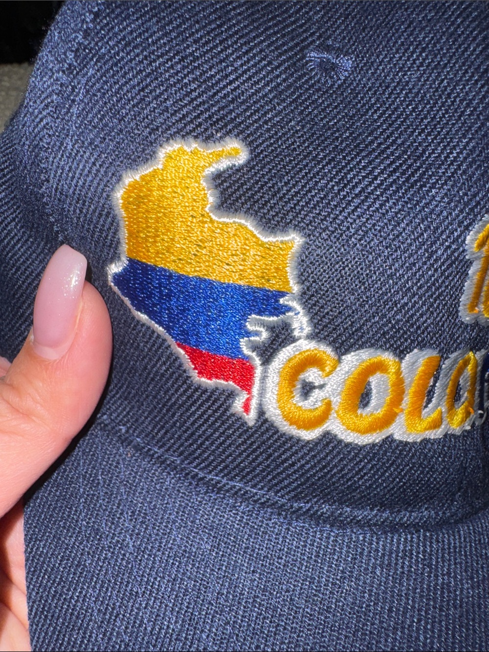 100% Colombiano Navy Strapback Hat 🇨🇴 - Picture 5 of 13